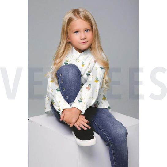 POPLIN GOTS MAGICAL NIGHT WHITE #7