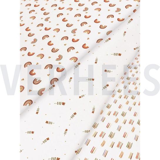 JERSEY GOTS DIGITAL WATERCOLOUR OFFWHITE #7