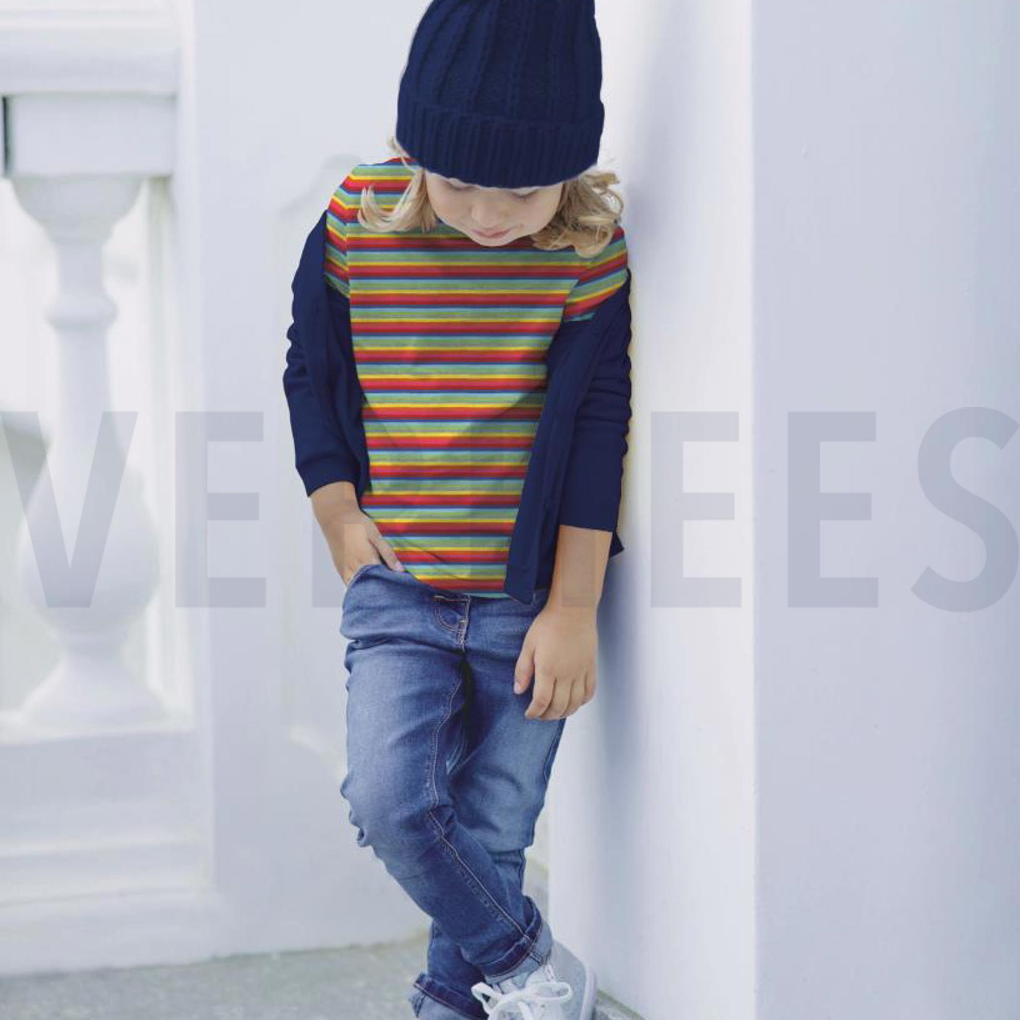 COTTON JERSEY YARN DYED STRIPES MULTICOLOUR (high resolution) #7