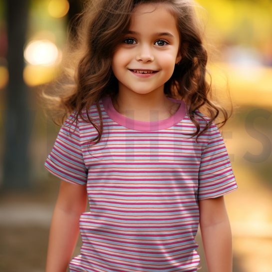 COTTON JERSEY YARN DYED STRIPES MULTICOLOUR #7