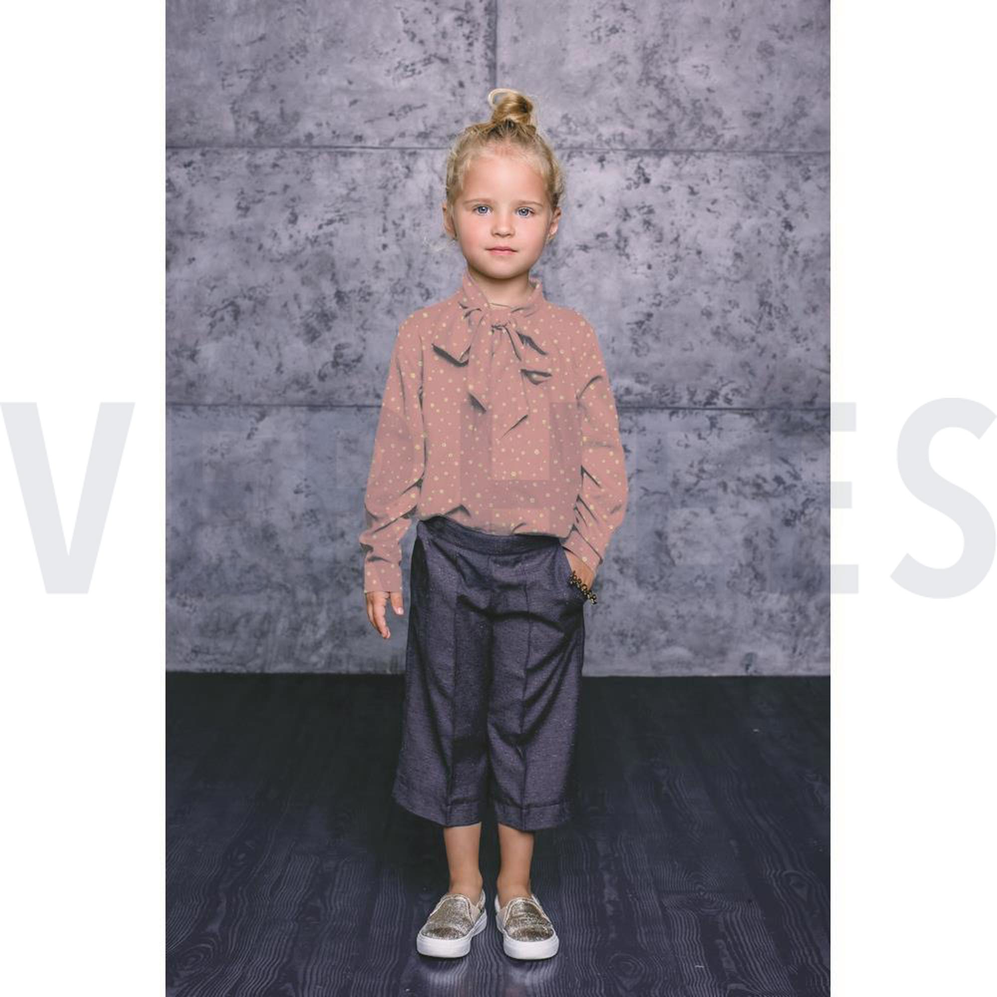POPLIN GLITTER DOTS RUST (high resolution) #7