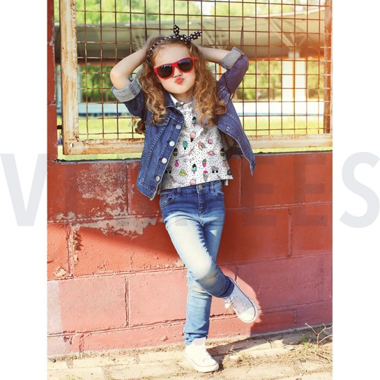 JERSEY NEON EINHORN PARTY HELLGRAU #7