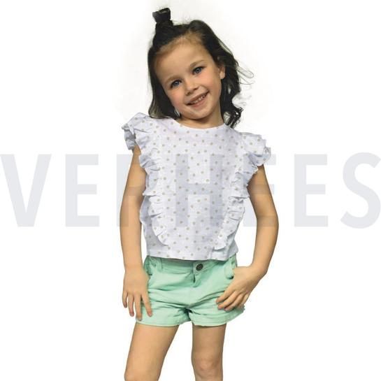 DOBBY FOIL DAISY MOSS GREEN #7