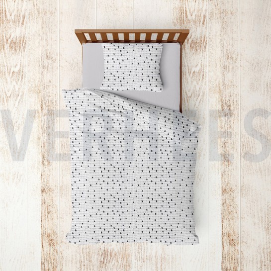 WAFFLE DOTS OLD GREEN #7