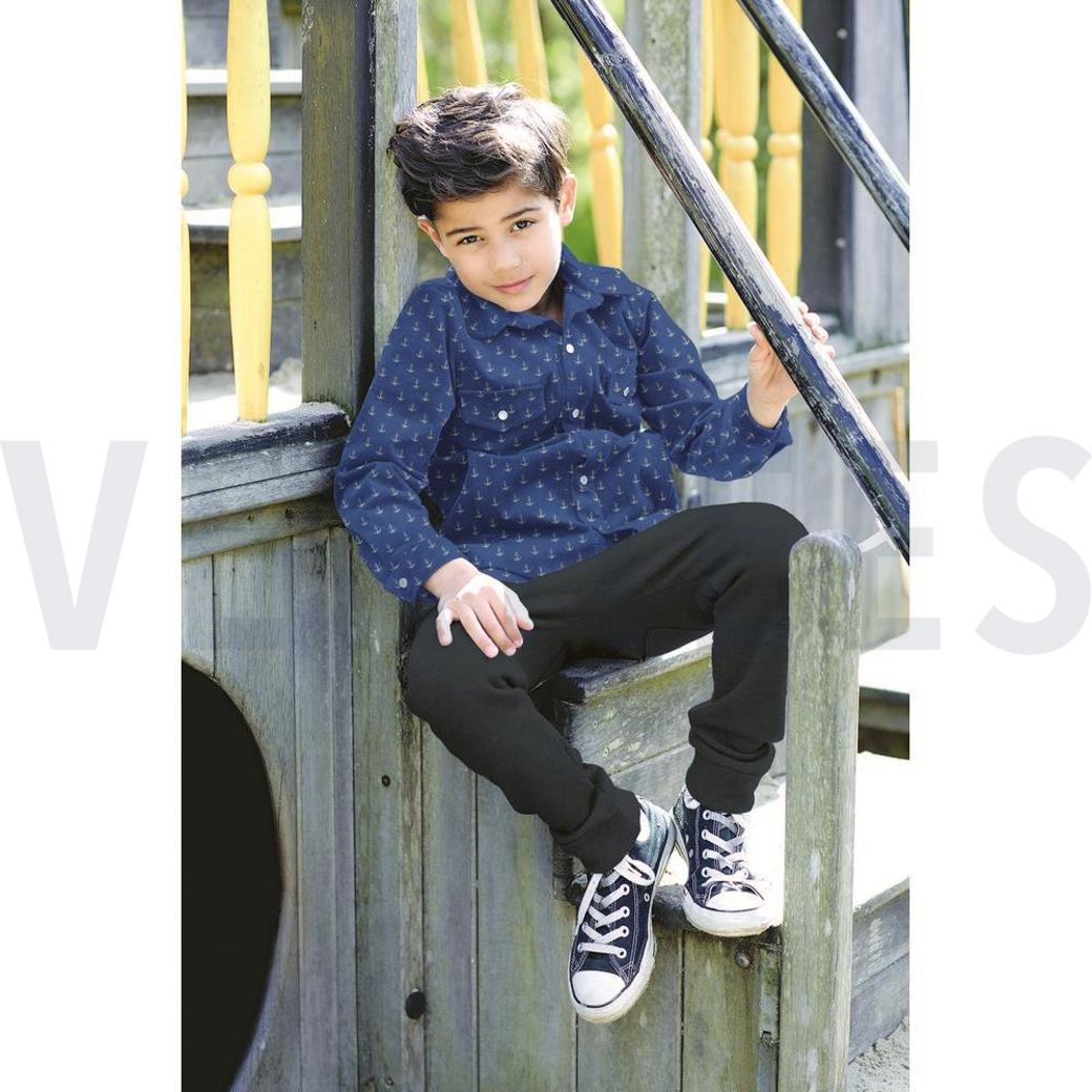 JERSEY GLITTER ANCHOR LIGHT GREY #7