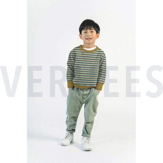 SOFT SWEAT RETRO STREIFEN HELLGRAU #7