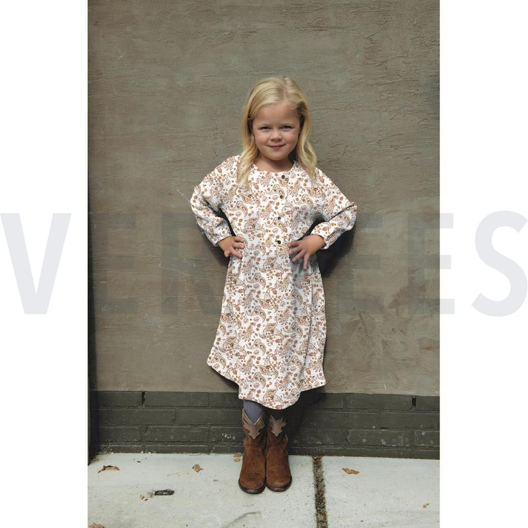 DOUBLE GAUZE DIGITAL PAISLEY SAND #7