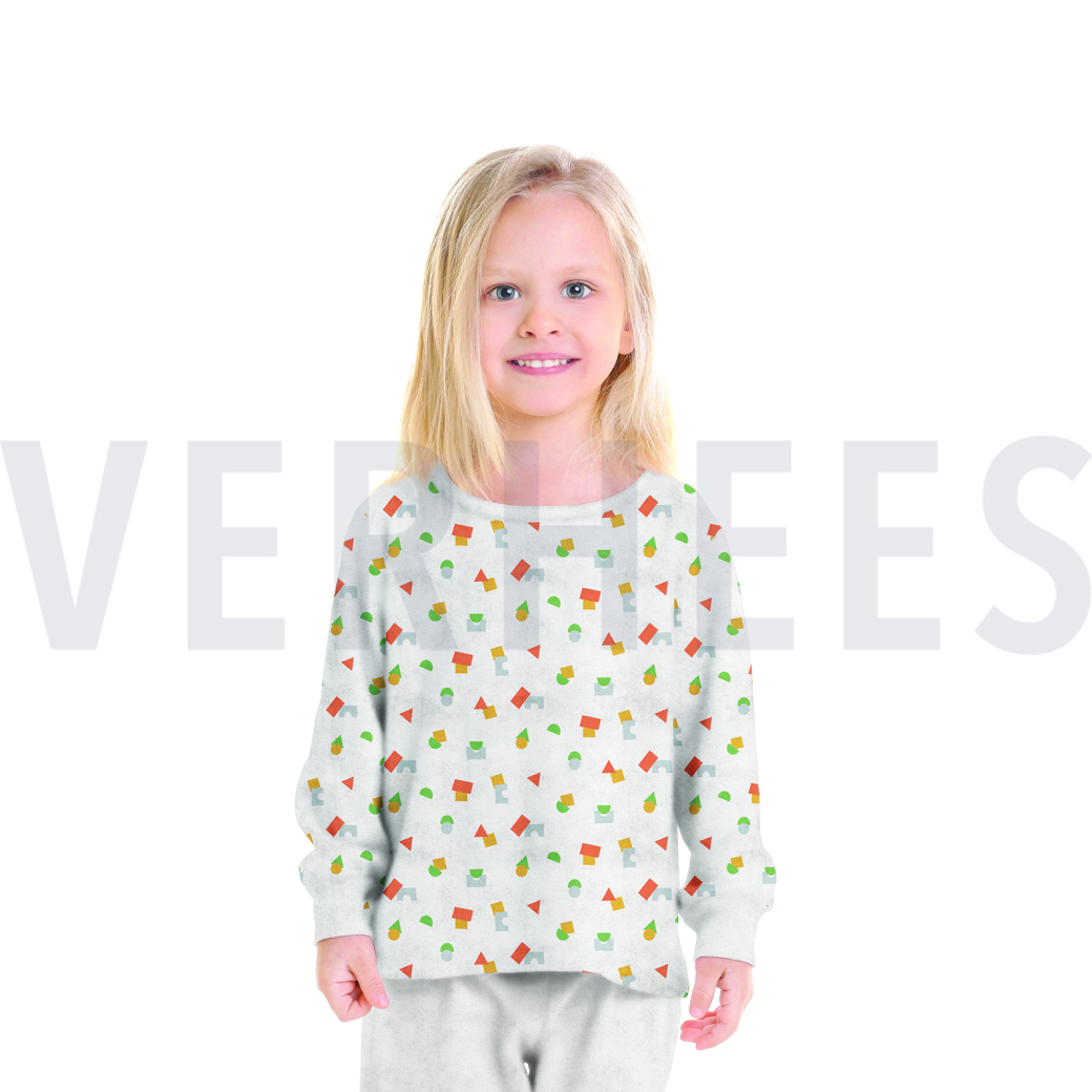 STRETCH TOWELLING SHAPES SAGE #7