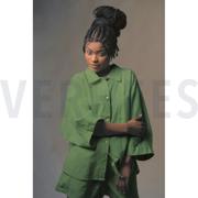 LINEN VISCOSE CRINKLE BLUE SHADOW (thumbnail) #7