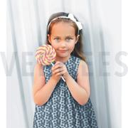 DOUBLE GAUZE COLOURED EMBROIDERY LIGHT BLUE (thumbnail) #7