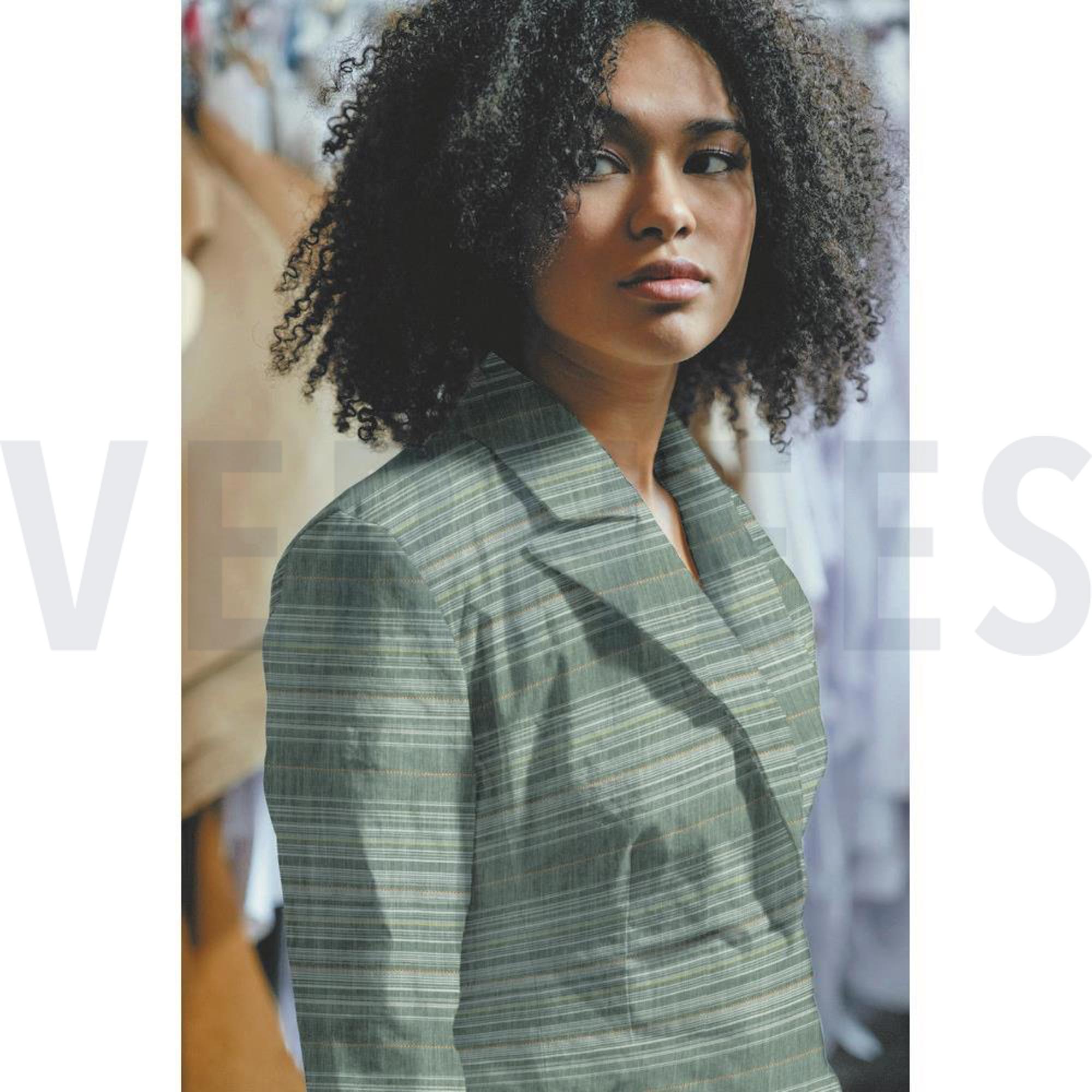 YARN DYED CHAMBRAY OLIVE (high resolution) #7