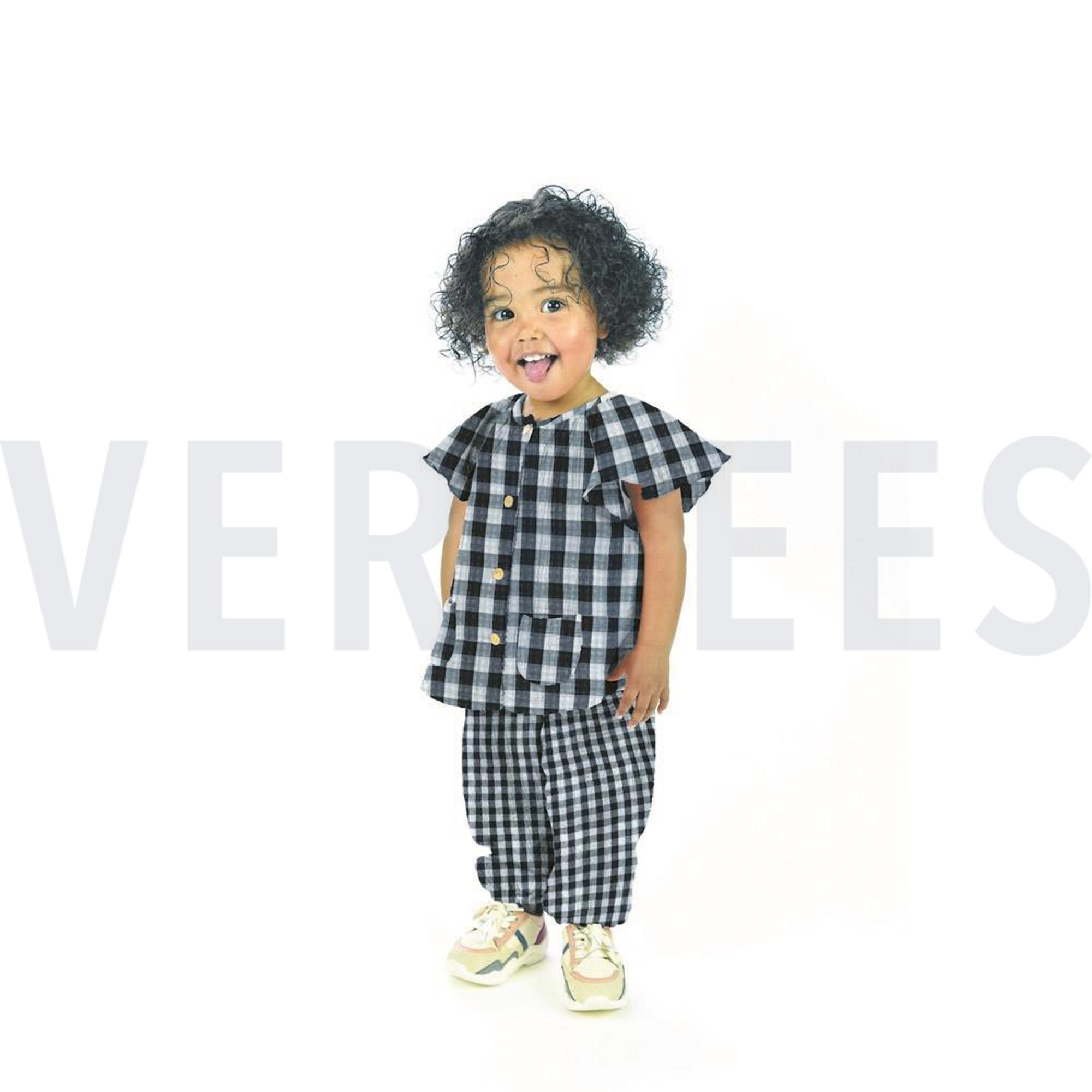 DOUBLE GAUZE DOUBLE SIDED CHECKS NAVY (high resolution) #7