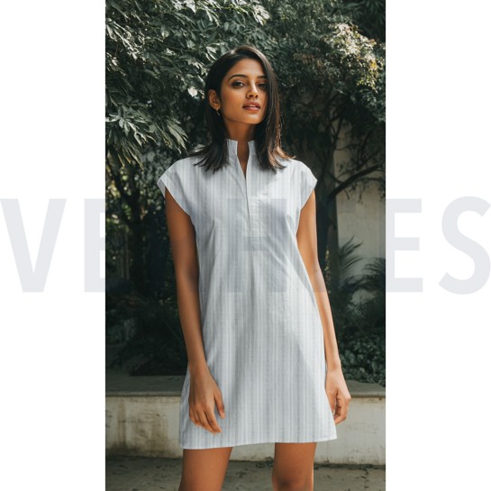 KATOEN DOBBY OPTISCH WIT #7