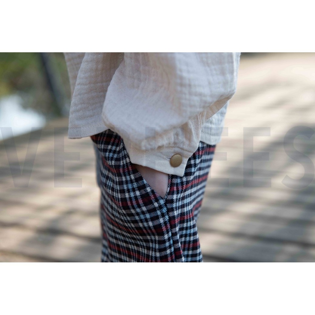 DOUBLE GAUZE FOIL OFF-WHITE #7