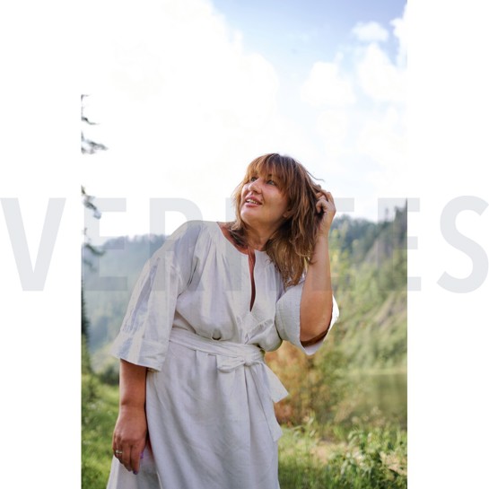 KATOEN DOBBY GEWASCHT LILA #7