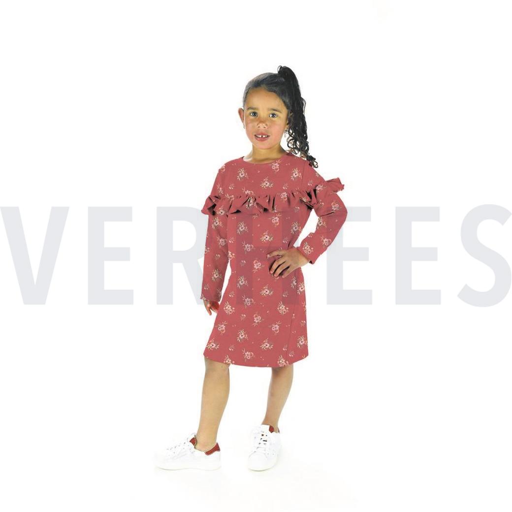 JERSEY DIGITAL FLOWERS DARK ROSE #7