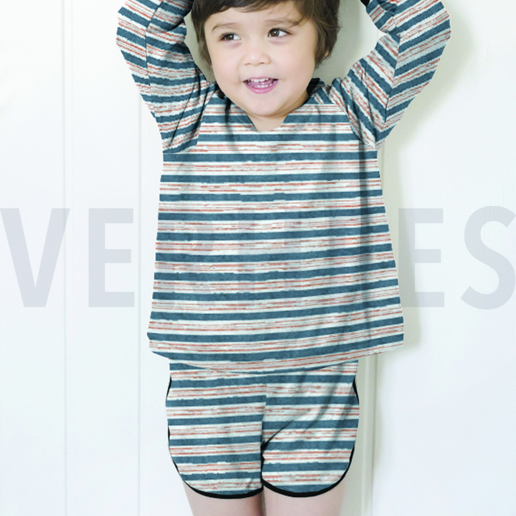SWEAT DIGITAL STRIPES MAUVE #7