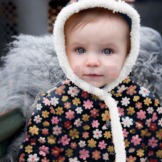 PURRING FUR FLOWERS WHITE #7