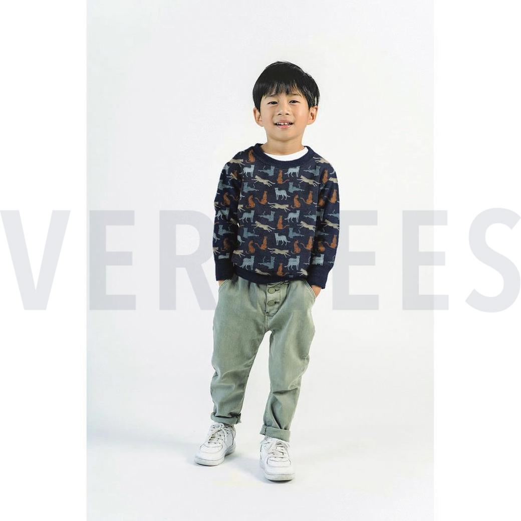SOFT SWEAT GOTS LEOPARD WHITE #7