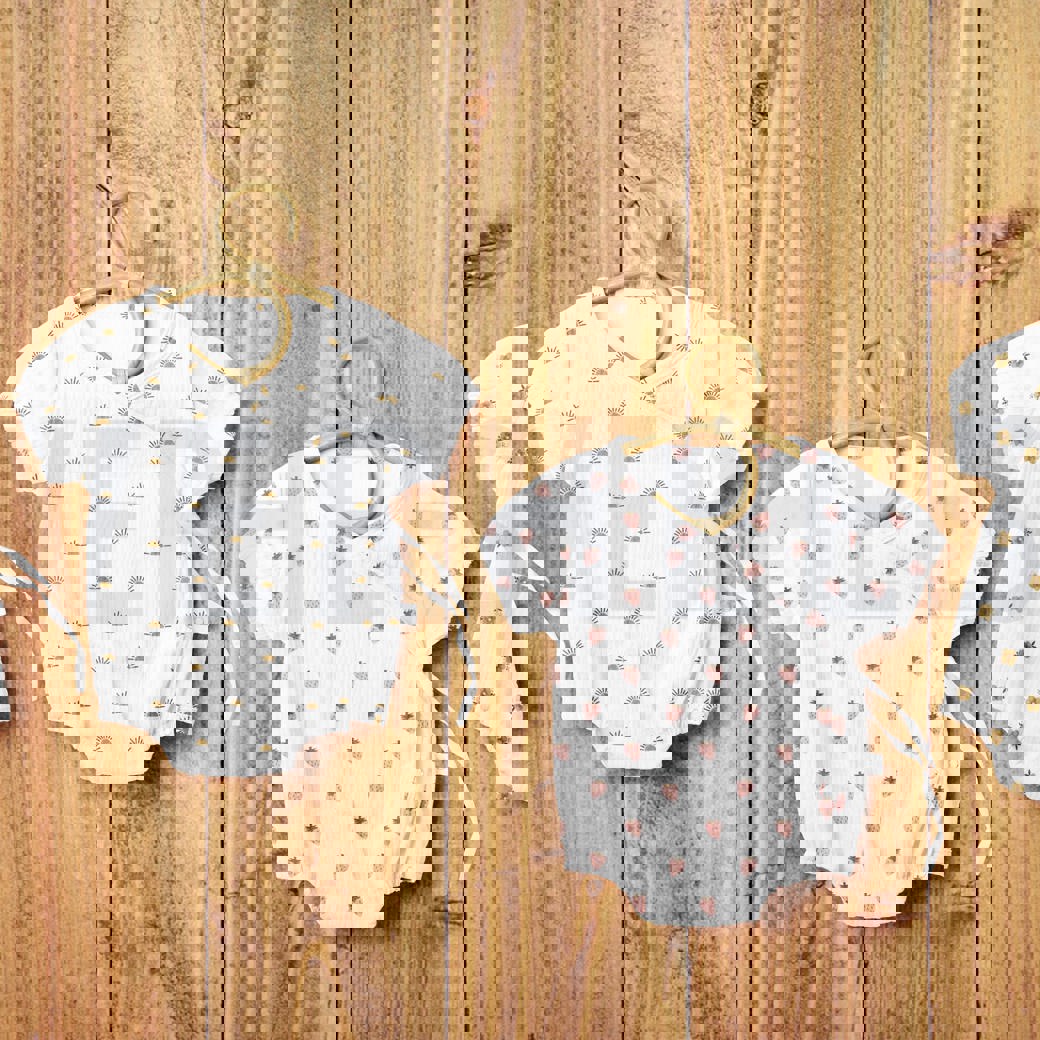 DOUBLE GAUZE GOTS DIGITAL STORY WHITE #7