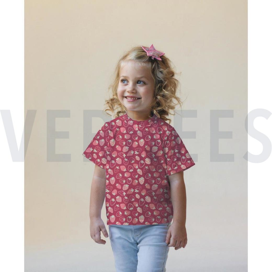 JERSEY GLITTER STRAWBERRY EMERALD #7