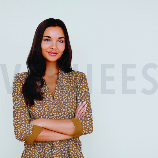 KATOEN SATIJN STRETCH DIERENHUID MOSGROEN #7