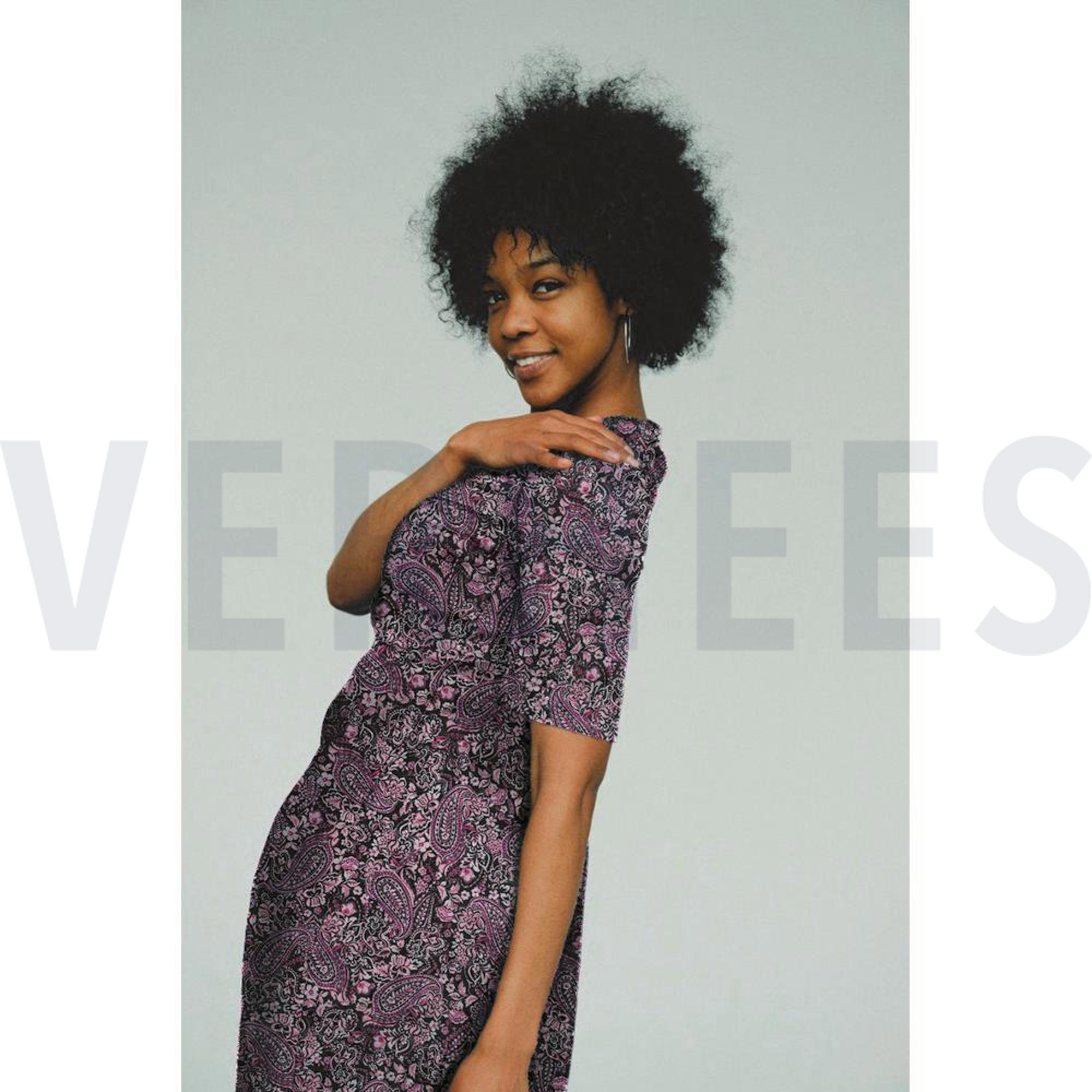 VISCOSE JERSEY DIGITAL PAISLEY BROWN (high resolution) #7