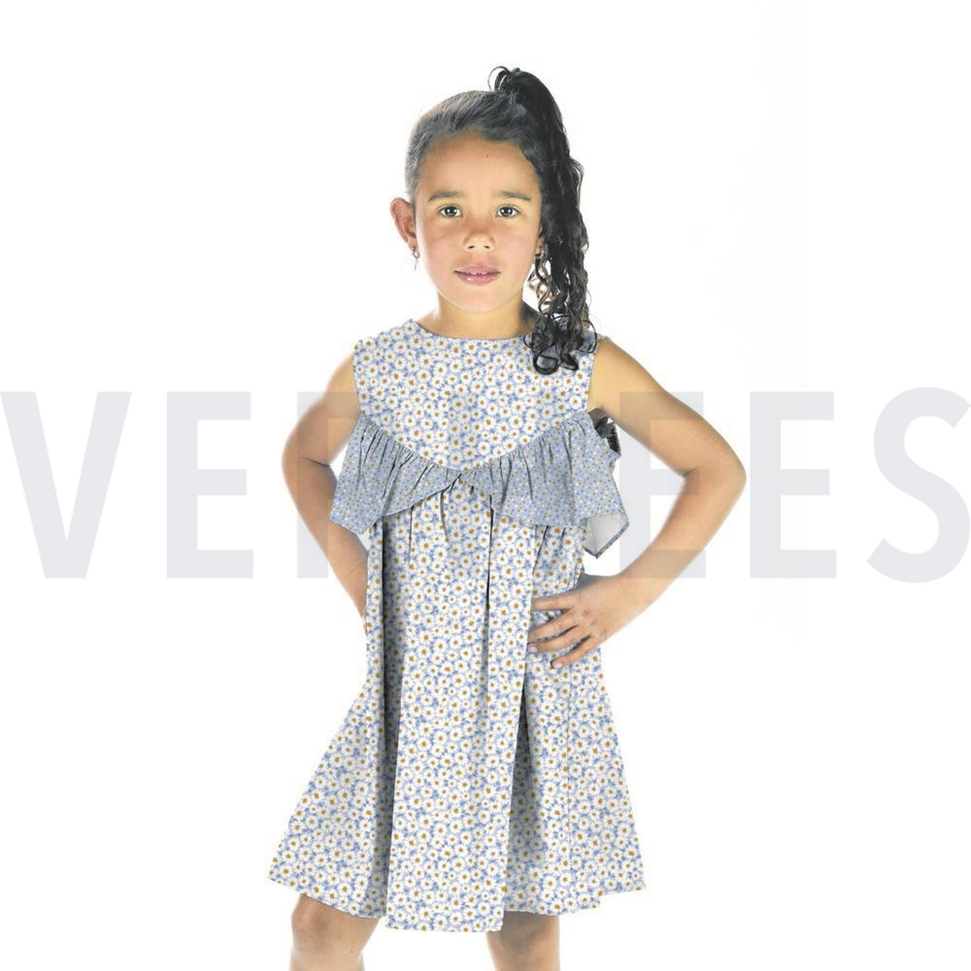 POPLIN DAISY AND DOTS LILAC (high resolution) #7