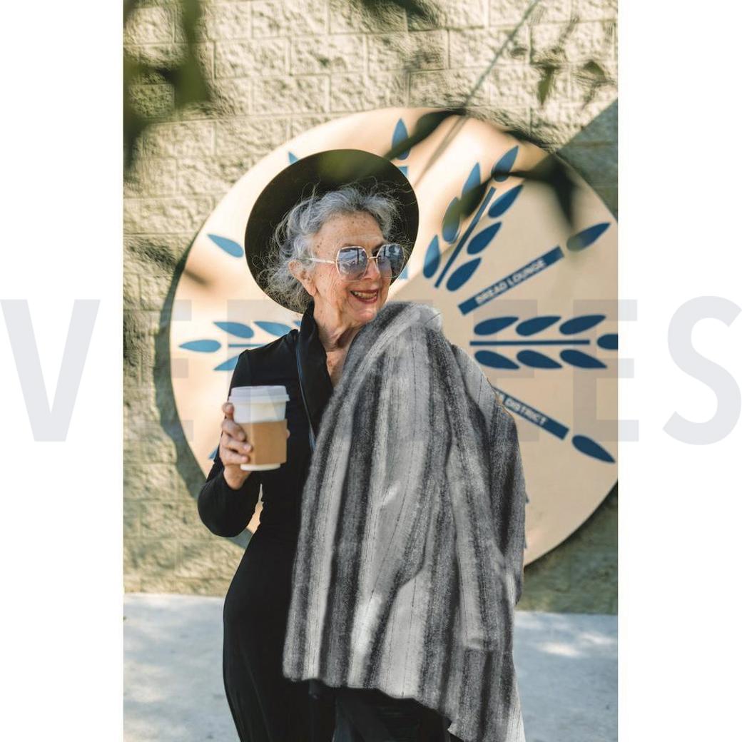 FAUX FUR GREY #7