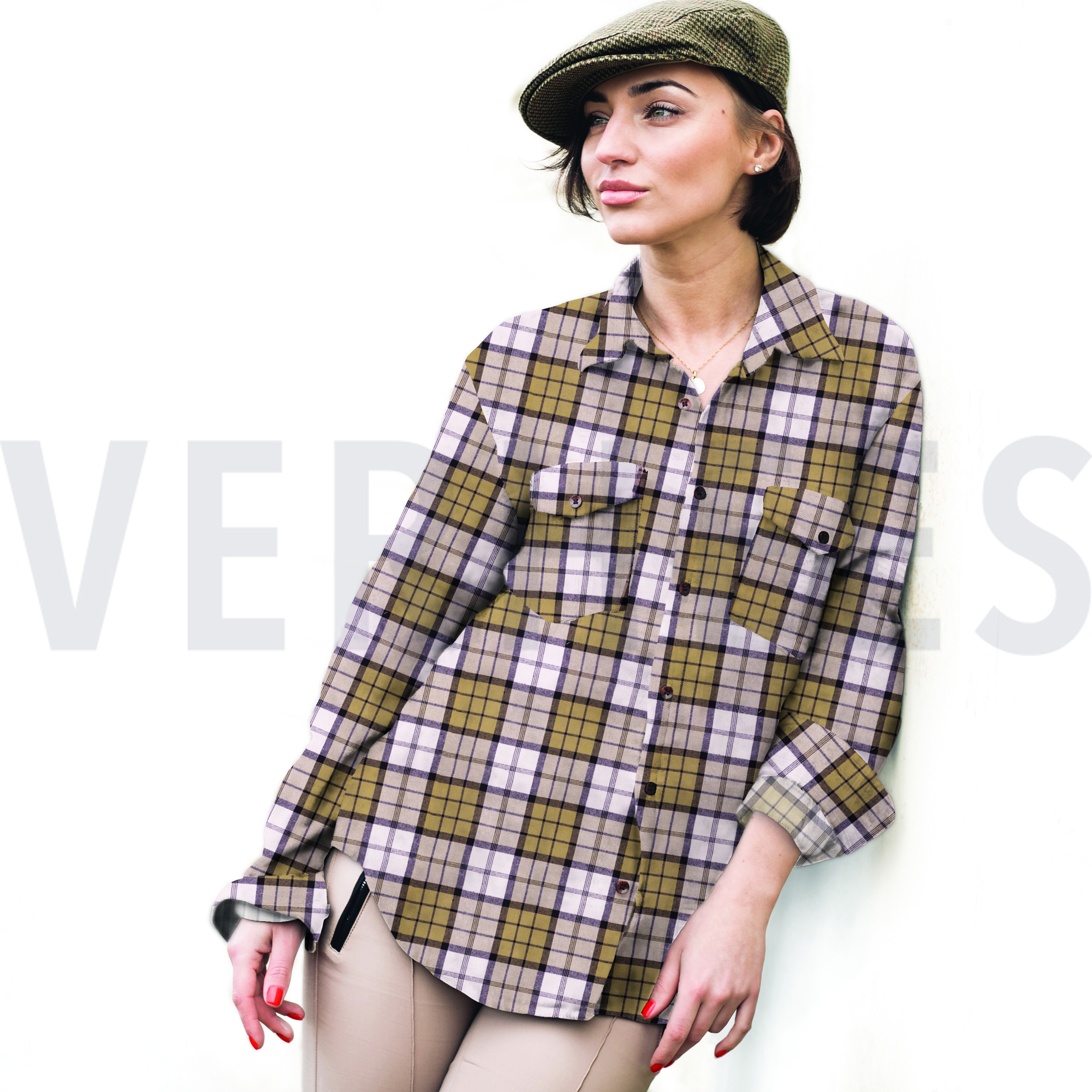 RECYCLED CHECK ECRU (high resolution) #7