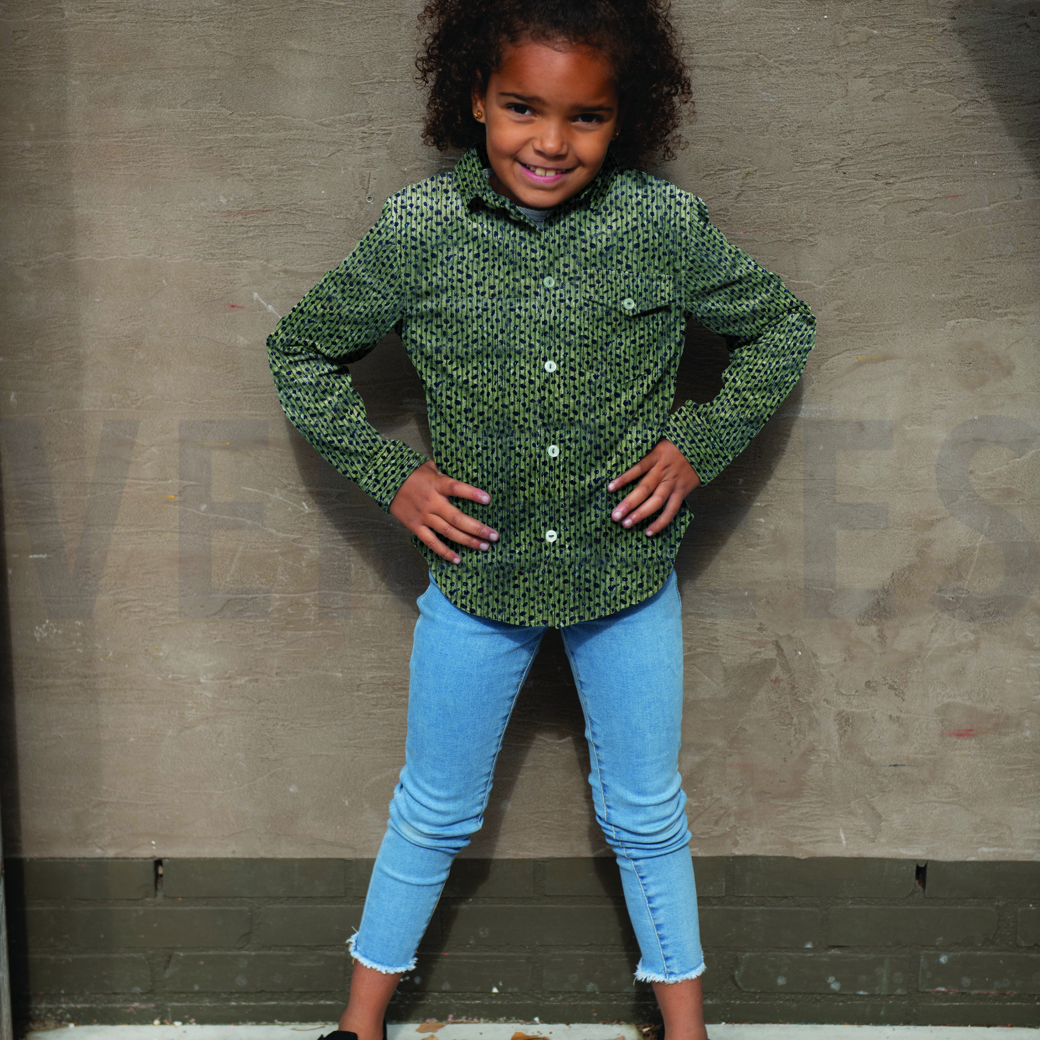 WASHED CORDUROY DOTS PICKLE #7
