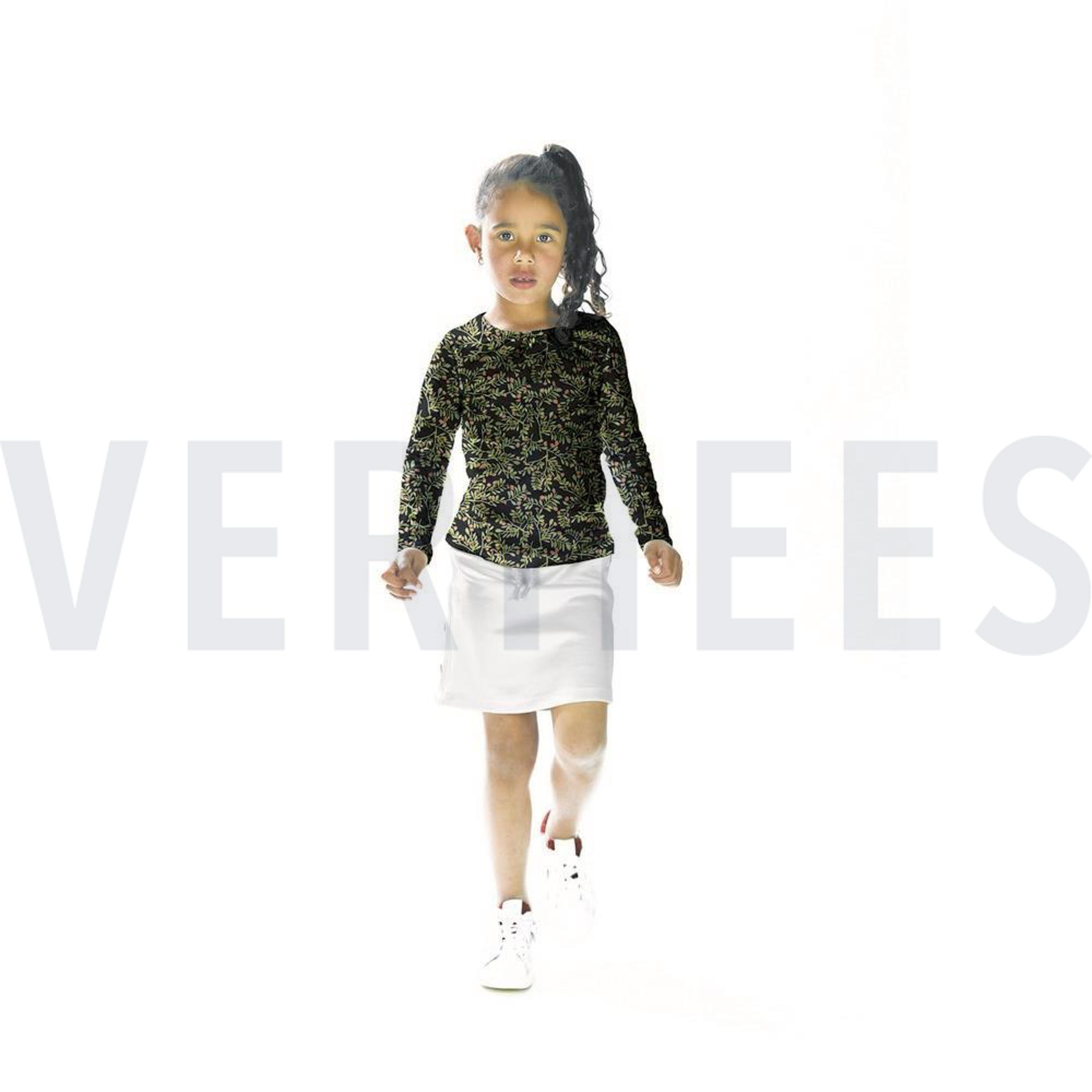 JERSEY DIGITAL LEAVES WHITE (high resolution) #7