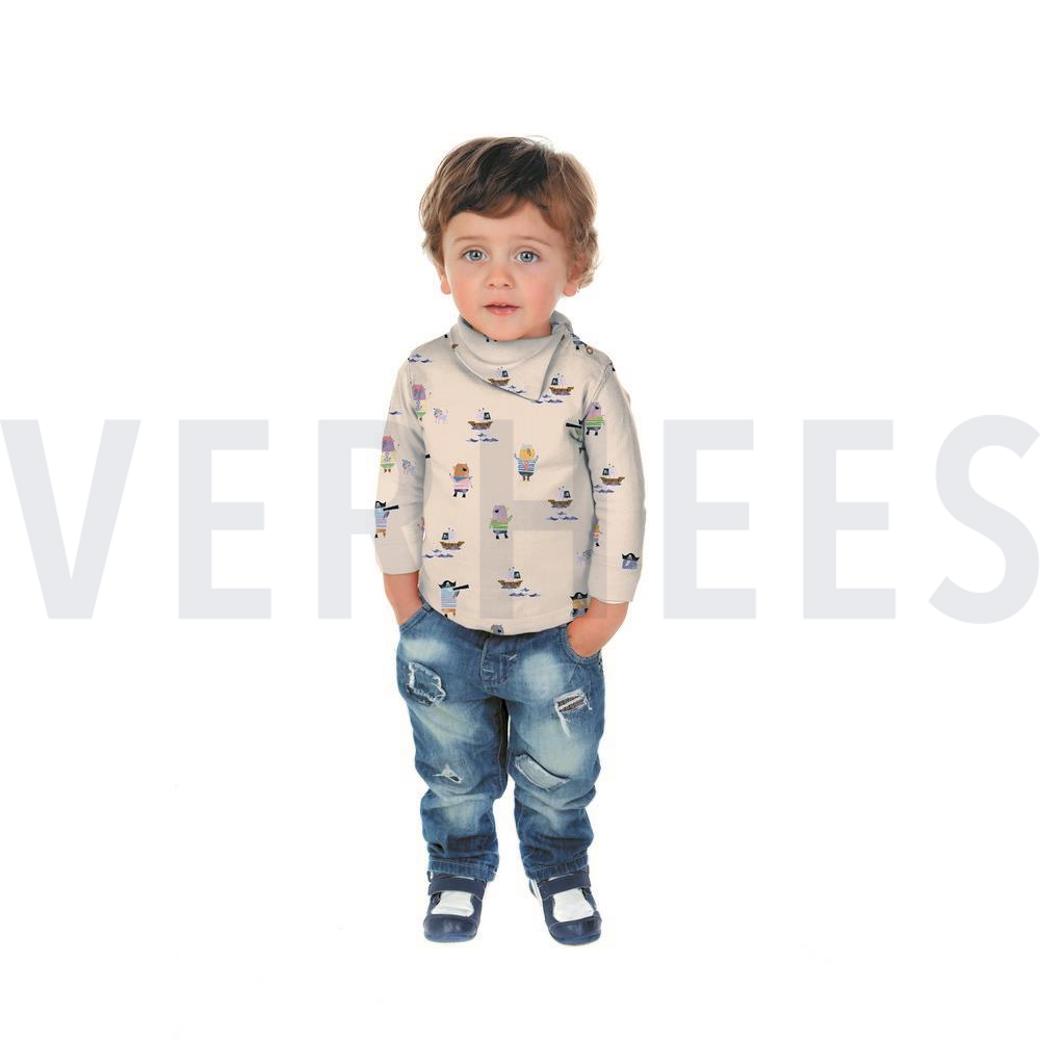 JERSEY DIGITAL PIRATES ANIMALS ROCK GREY #7