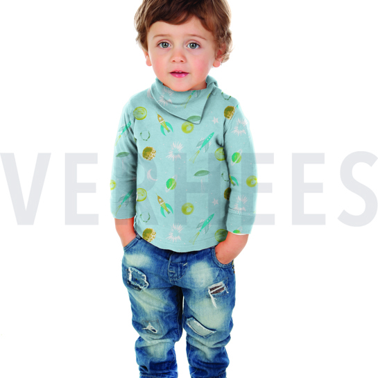 FRENCH TERRY DIGITAL ESPACE BLEU CLAIR #7