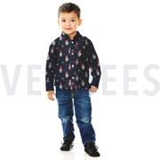 POPLIN DIGITAL CHRISTMAS GNOMES NAVY (thumbnail) #7