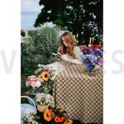 COATED COTTON CHECK BLUE / PINK (thumbnail) #7