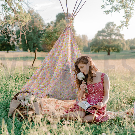 COATED COTTON FLOWERS WHITE #7