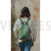 COATED COTTON ANIMAL SKIN GREEN (thumbnail) #7