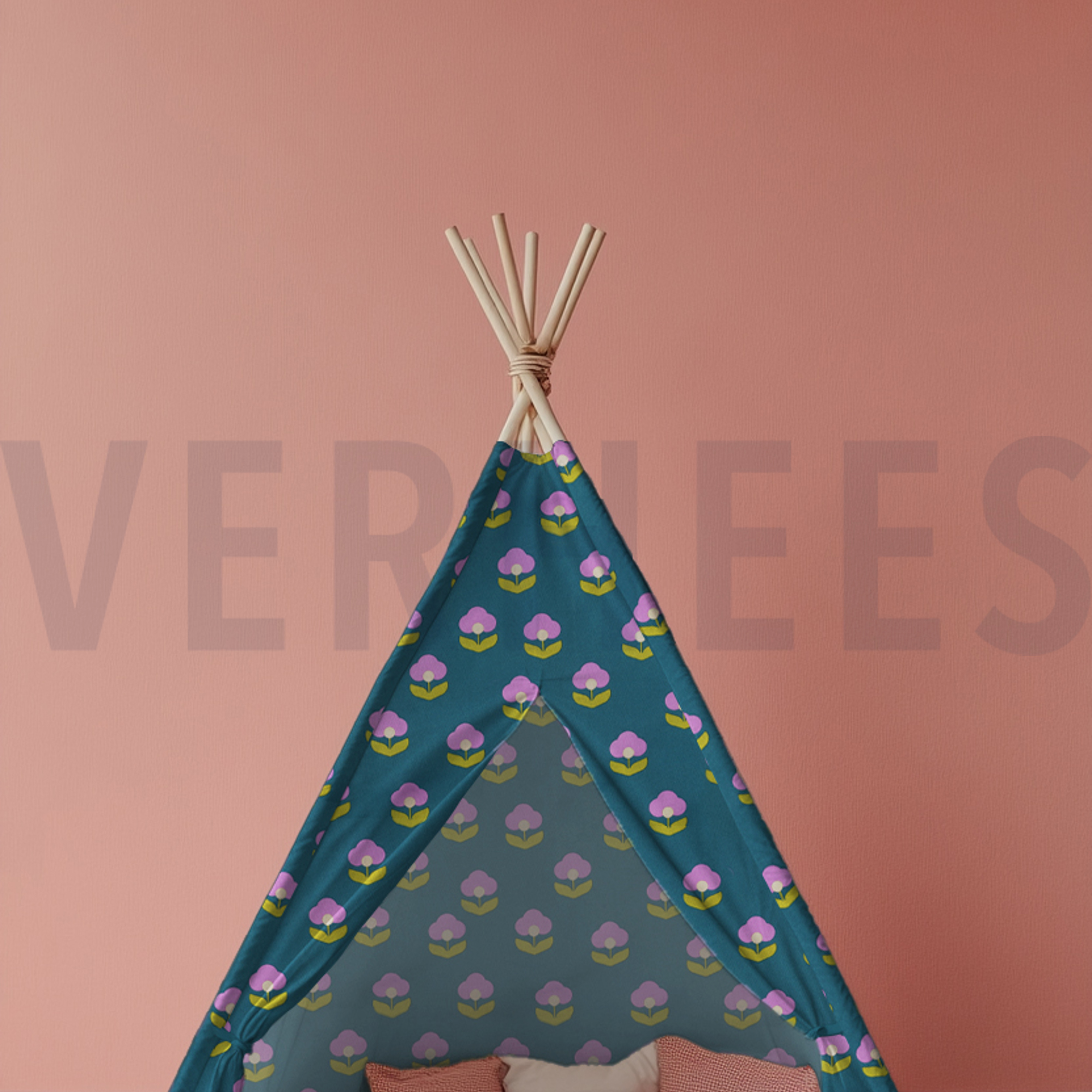 COATED COTTON RETRO FLOWERS LAVENDER (high resolution) #7