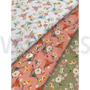 COATED COTTON FLOWERS WHITE (thumbnail) #7