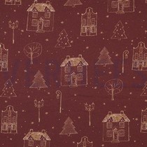 CANVAS DIGITAL CHRISTMAS HOME BORDEAUX (thumbnail)