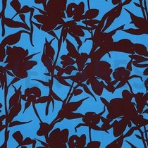 MAGNOLIA STRETCH GRAPHIC BROWN / BLUE (thumbnail)