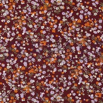 RADIANCE FOIL FLOWERS WINE RED (thumbnail)