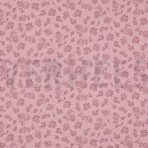 DOUBLE GAUZE SMALL FLOWERS OLD BLUSH (thumbnail)