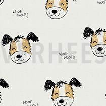 SWEAT MELANGE DOGS ECRU MELANGE (thumbnail)