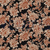 LINEN WASHED FLOWERS NAVY (thumbnail)