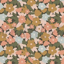 SOFT SWEAT FLOWERS ARMY GREEN (thumbnail)