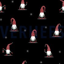 CANVAS CHRISTMAS GNOMES BLACK (thumbnail)