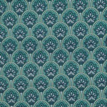 COATED COTTON ABSTRACT TEAL (thumbnail)
