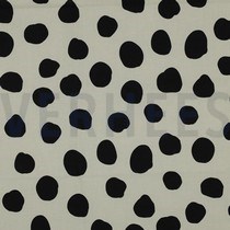COATED COTTON DOTS AND STRIPES WHITE (thumbnail)